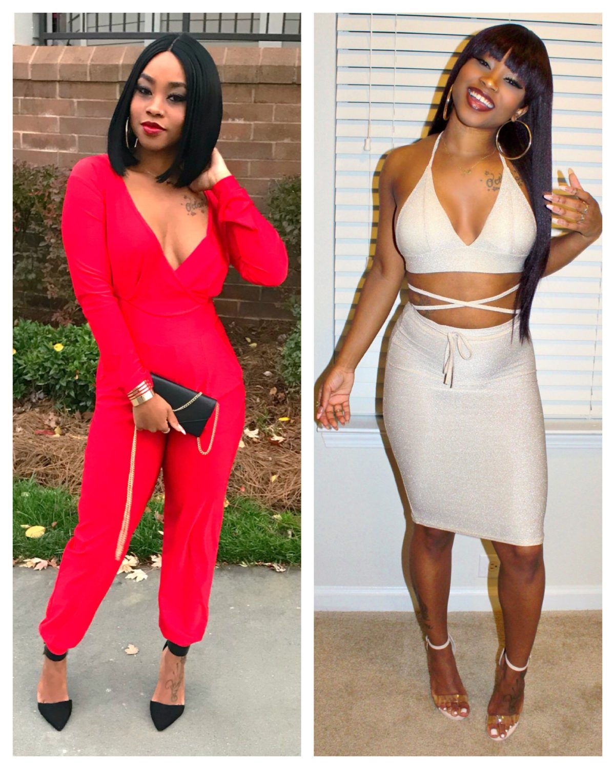 I’m Obsessed in my Obsessed Apparel 2PC & Foxy-Red Jumpsuit