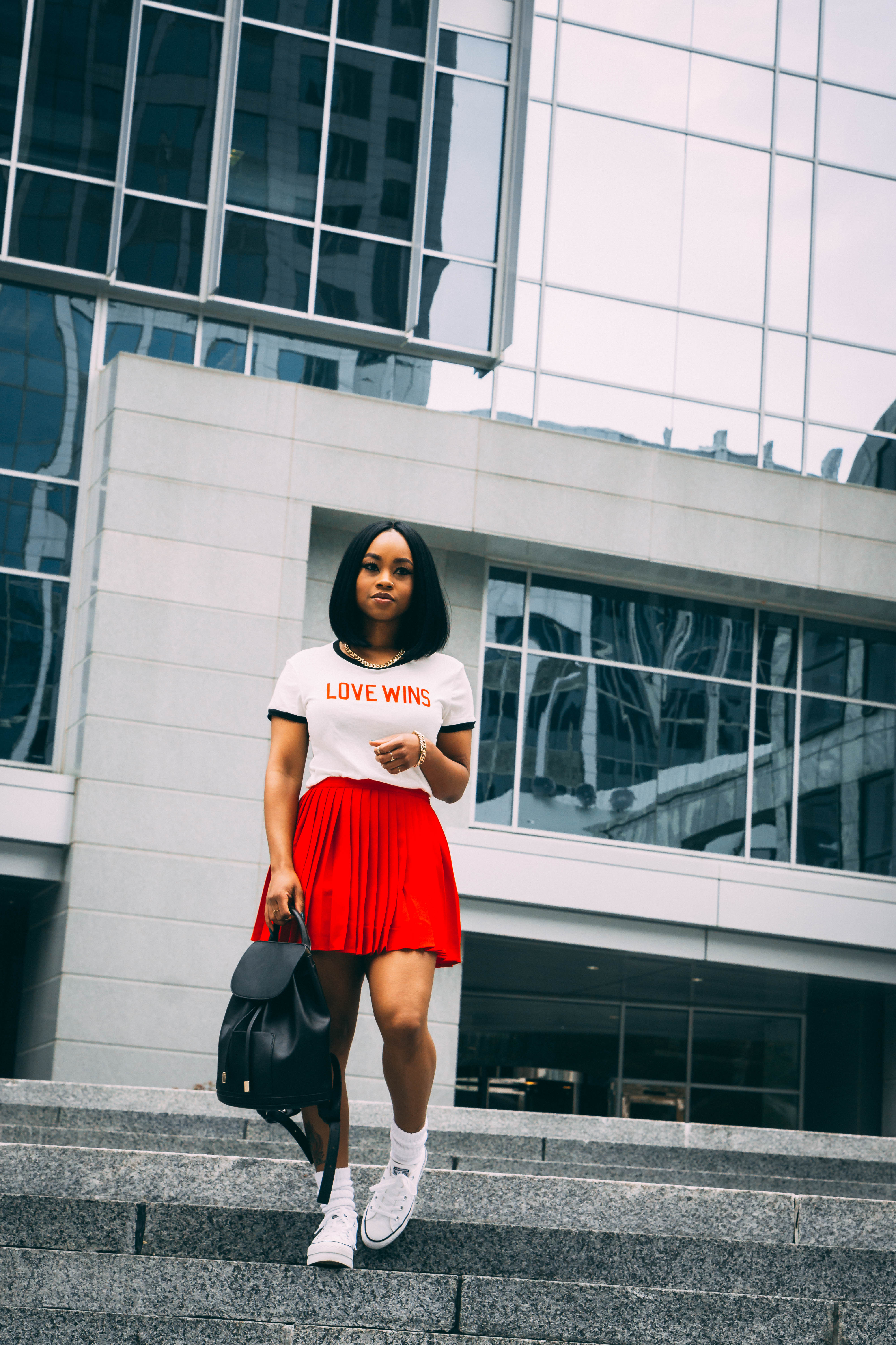 Issa Varsity School-Girl in Mini Skirts