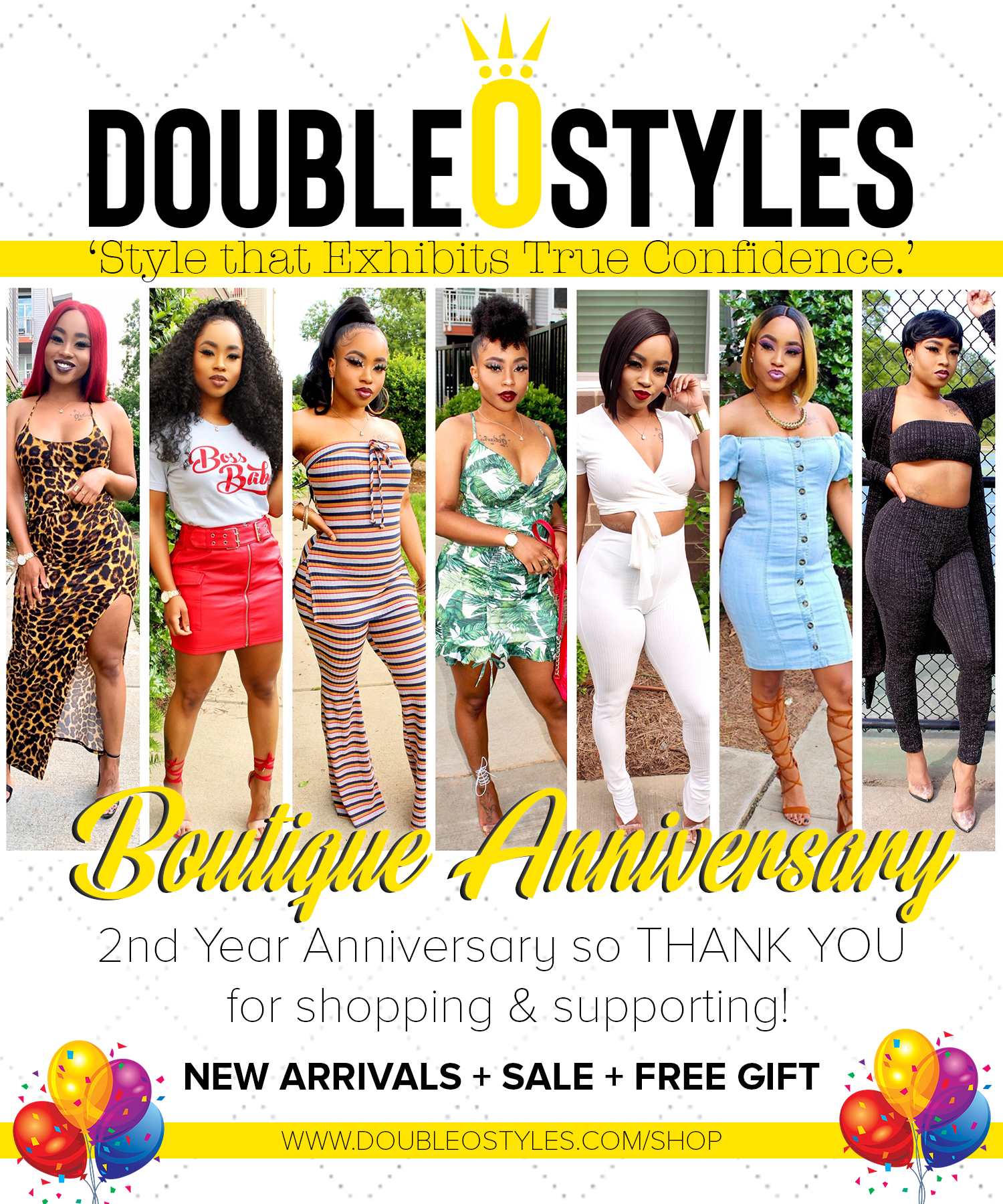 HAPPY 2ND YEAR BOUTIQUE ANNIVERSARY!! – NEW ARRIVALS, SALE + FREE GIFT