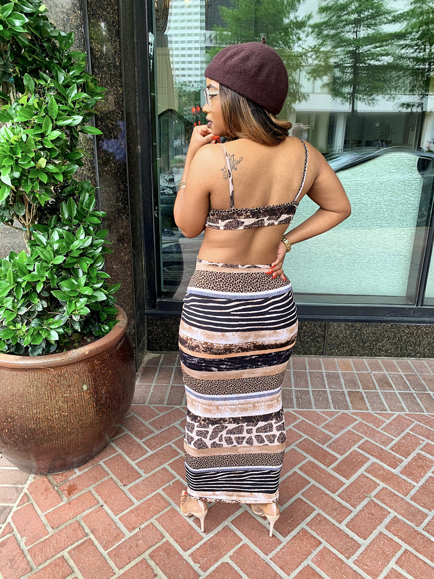 Frisky Animal Print Dress