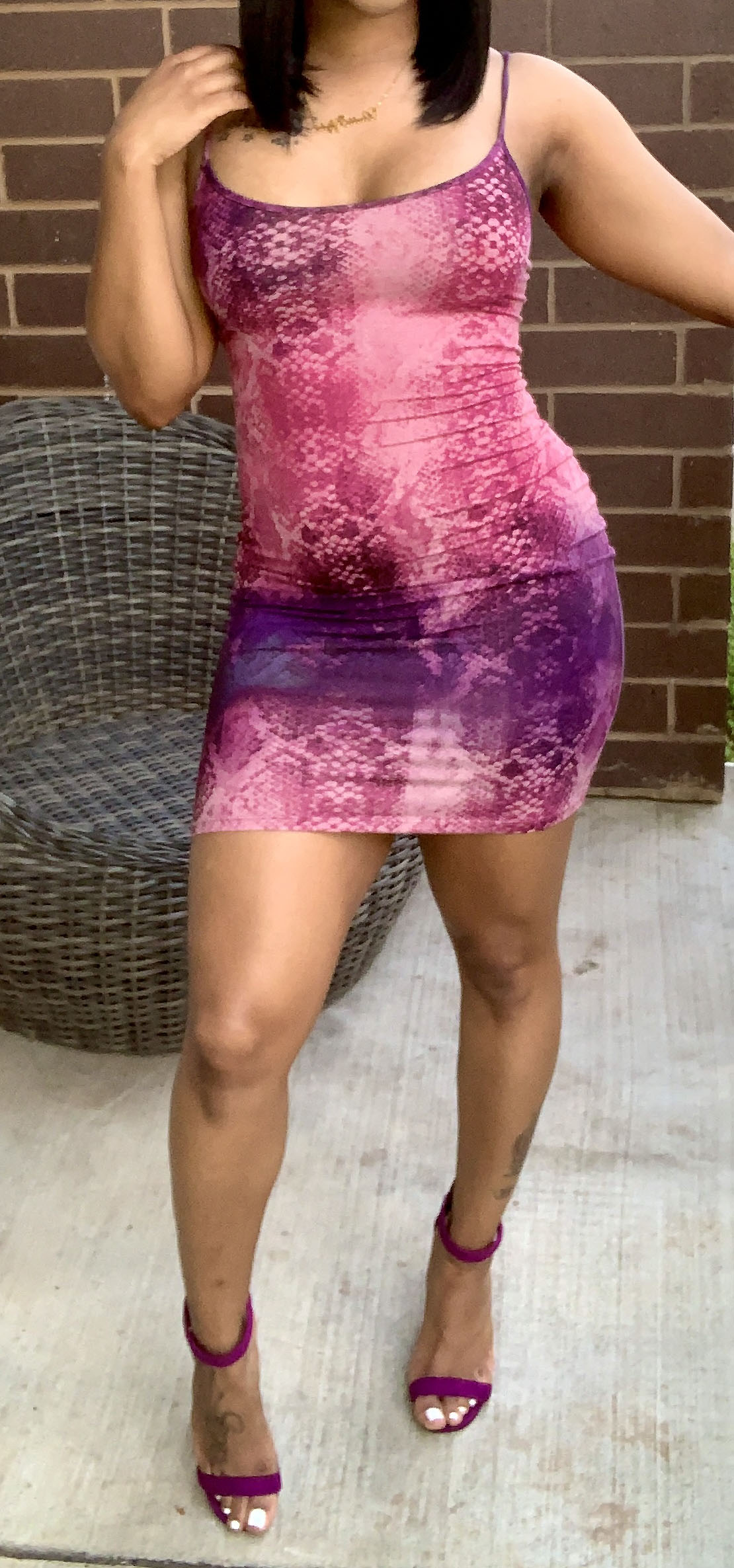 Violet Scales Dress - DoubleOStyles