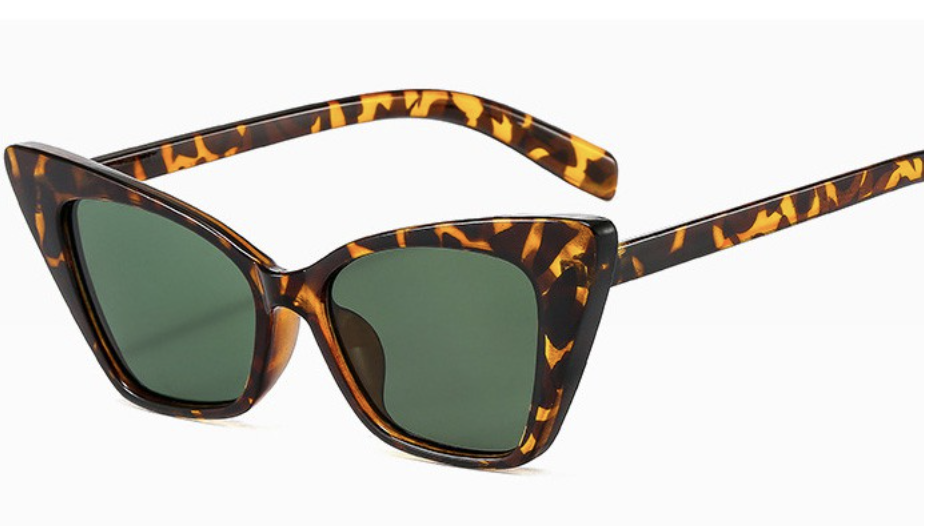 BossUp Sunglasses - Leopard Green