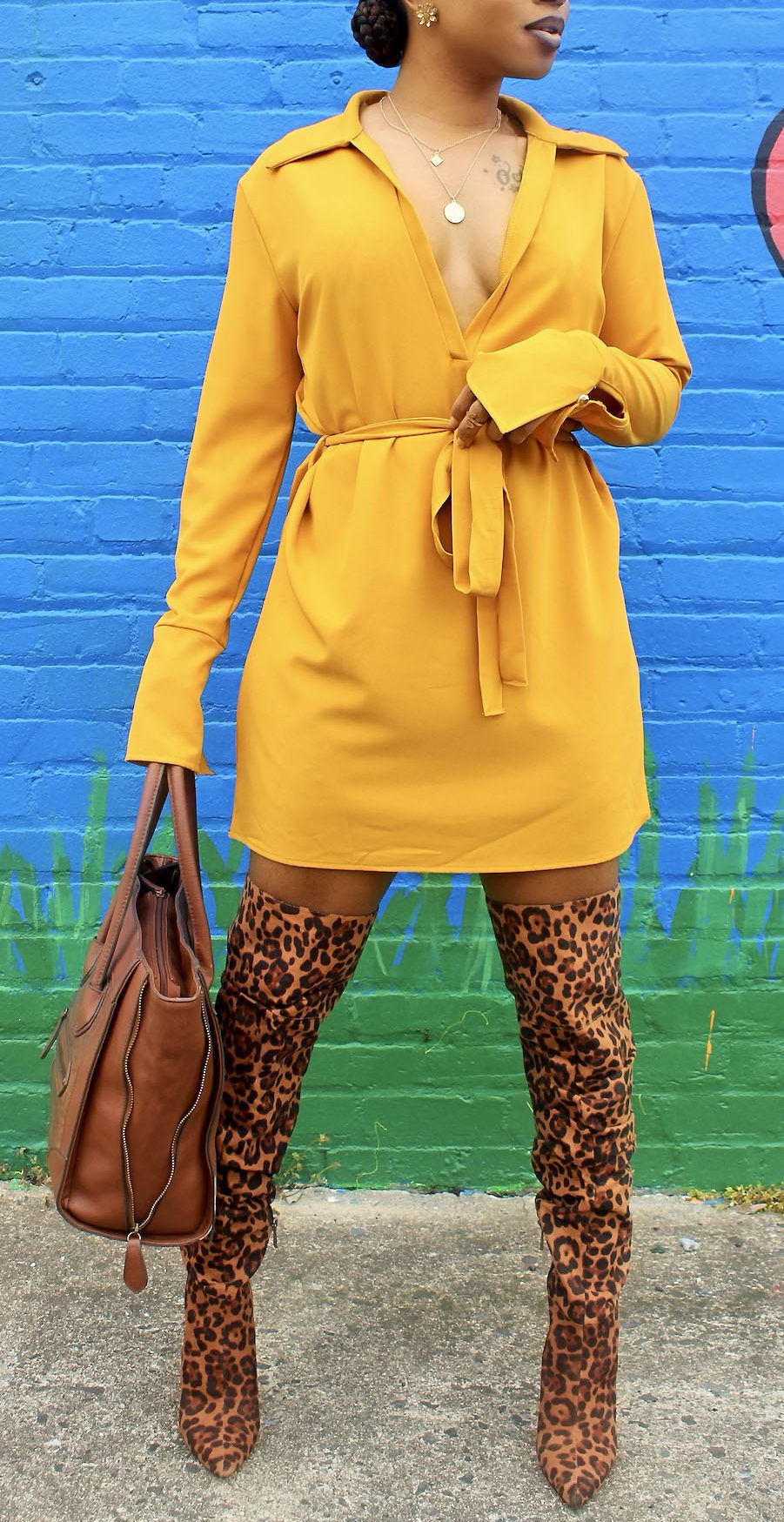 'Sunshine' Yellow Solid Dress