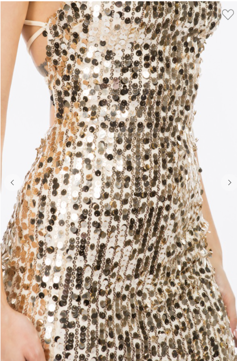gold hawk black dress Rose Gold Unique Sequin Mermaid Prom Dress – Brydealo