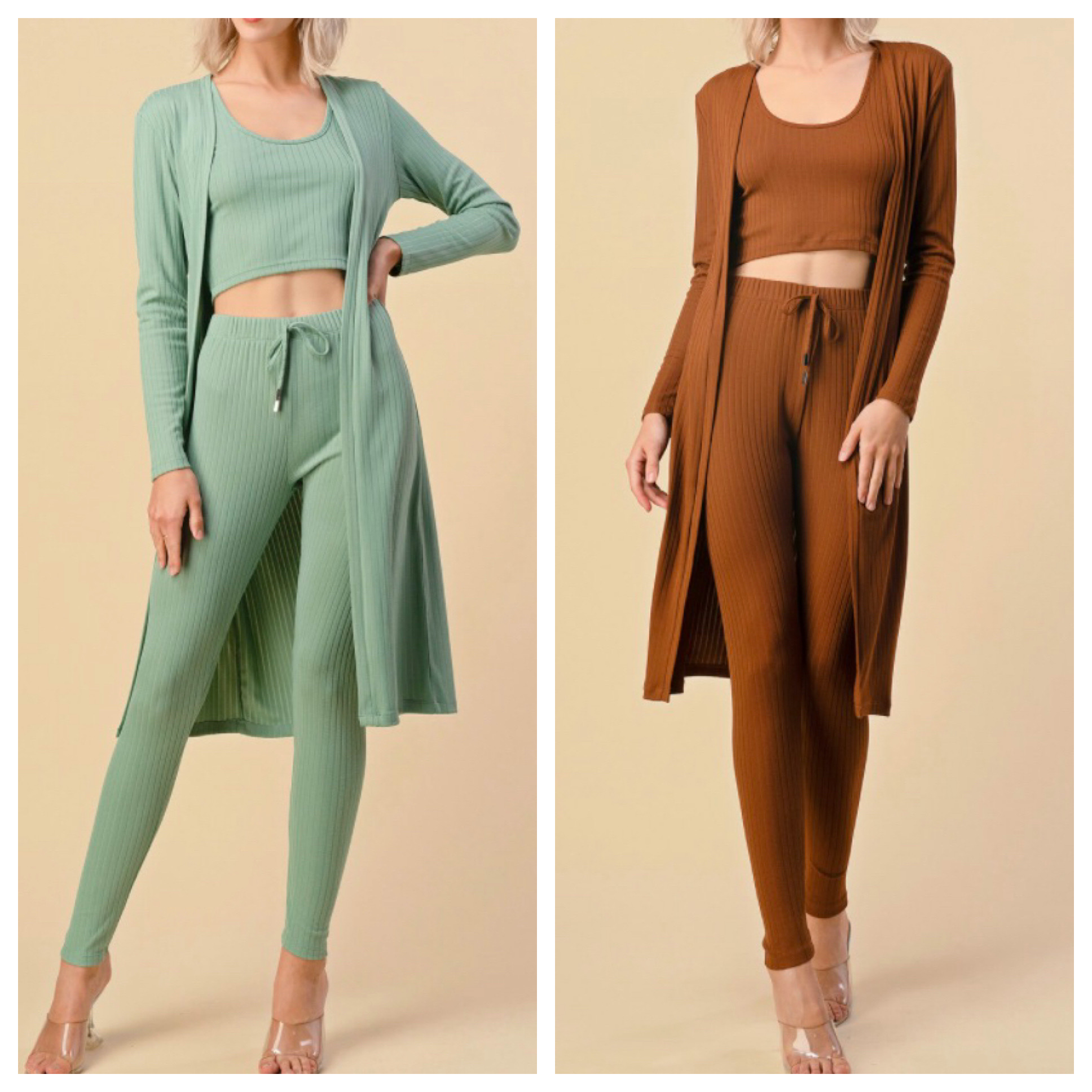 Feelin' Myself 3PC Cardigan Set