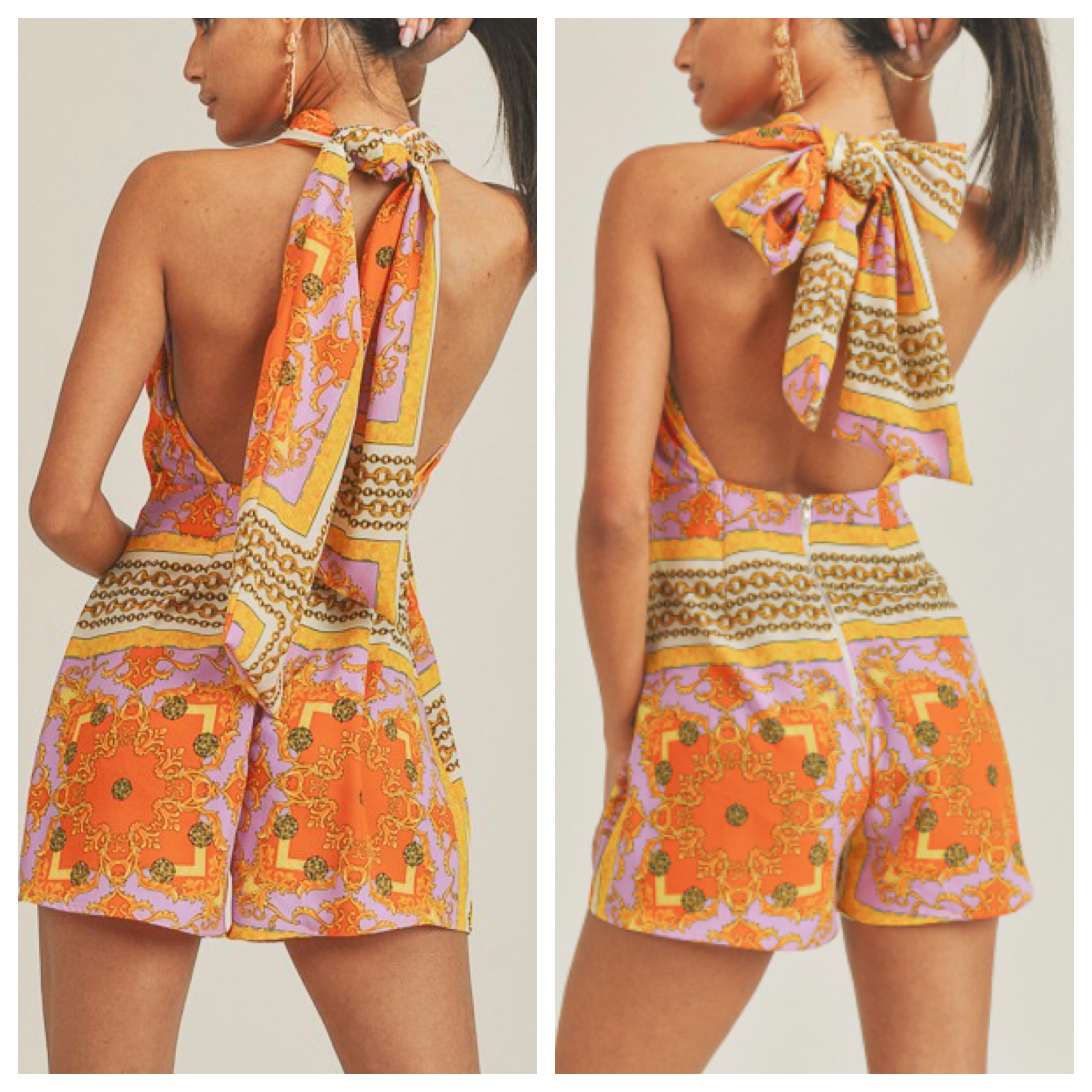 Spring-Geo Designed Romper