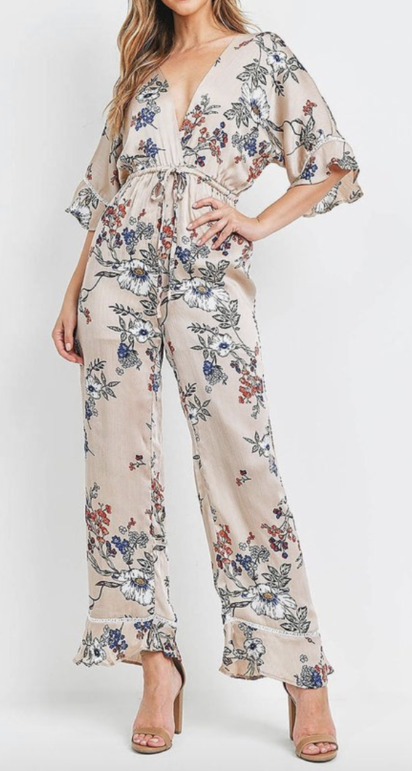 Floral Creme & Sophisticated Jumper